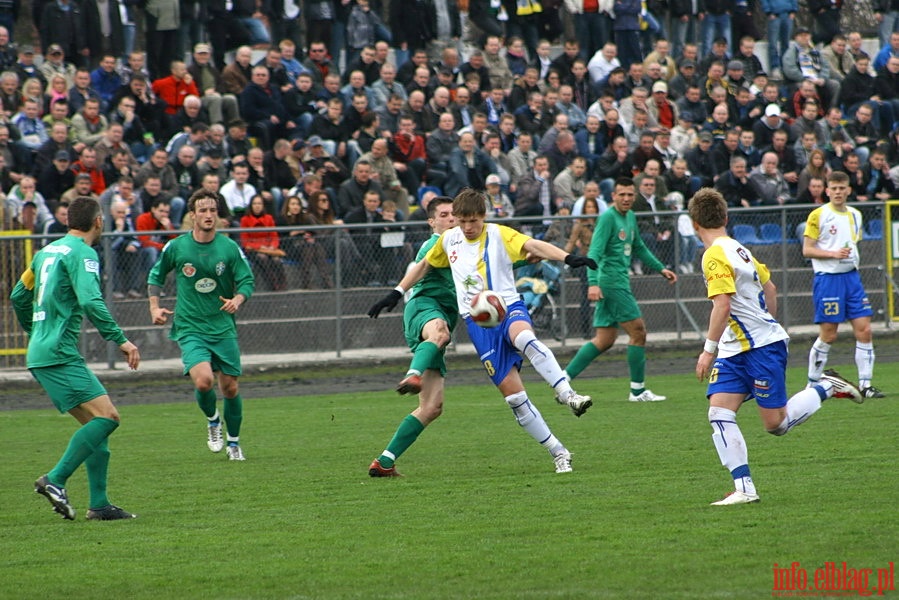 Mecz 24 kolejki II ligi: Olimpia Elblg - Okocimski Brzesko 1-0, fot. 13