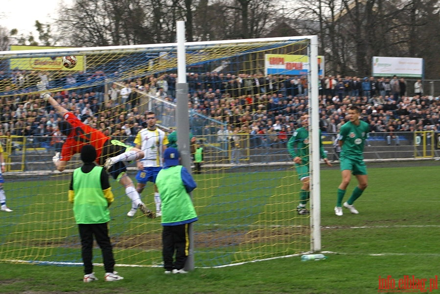 Mecz 24 kolejki II ligi: Olimpia Elbląg - Okocimski Brzesko 1-0, fot. 23