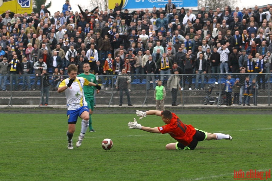 Mecz 24 kolejki II ligi: Olimpia Elbląg - Okocimski Brzesko 1-0, fot. 28