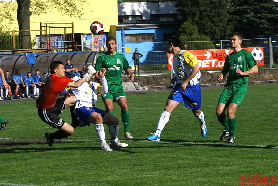 Mecz 26 kolejki II ligi: Olimpia Elblg - wit Nowy Dwr Mazowiecki 1-0, fot. 3