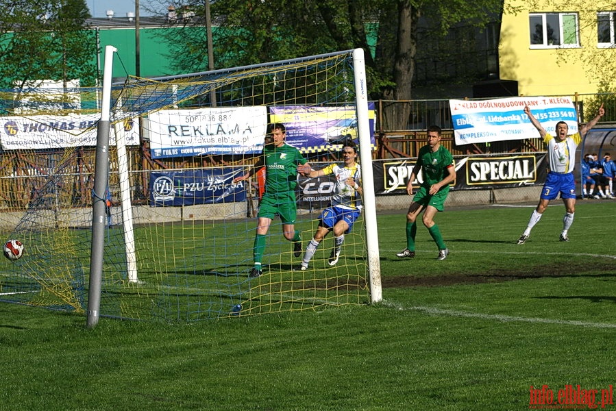 Mecz 26 kolejki II ligi: Olimpia Elblg - wit Nowy Dwr Mazowiecki 1-0, fot. 4