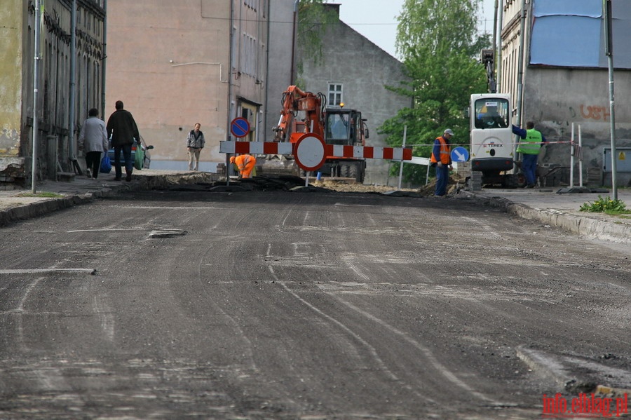 Przebudowa ulicy Traugutta - wiosna 2011, fot. 5