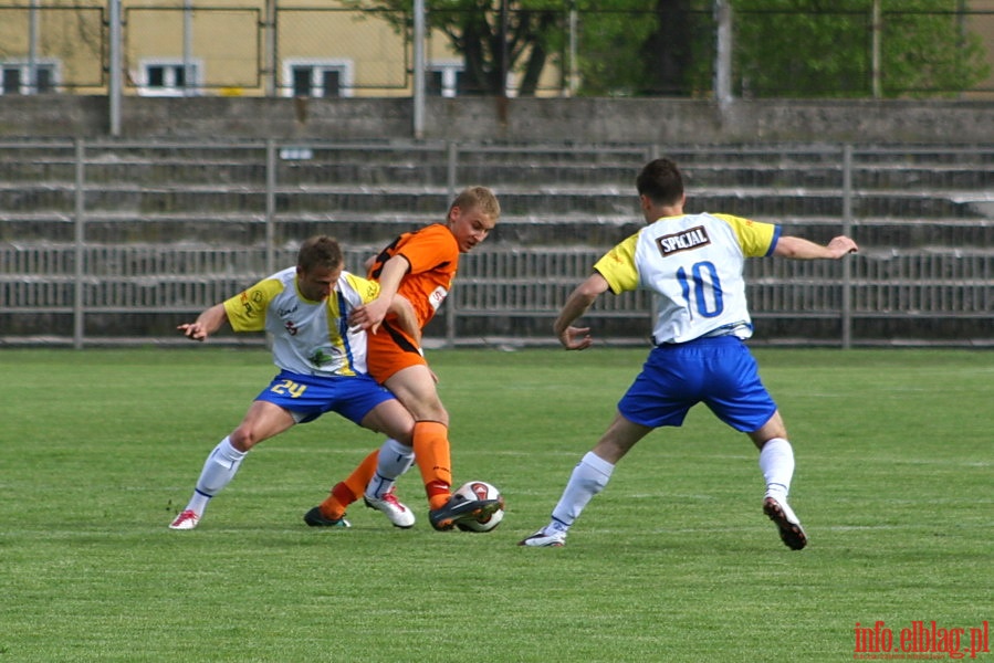Mecz 27 kolejki II ligi: Olimpia Elblg - Wigry Suwaki 0-0, fot. 2