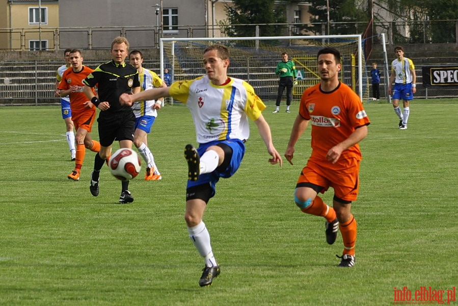 Mecz 27 kolejki II ligi: Olimpia Elblg - Wigry Suwaki 0-0, fot. 3