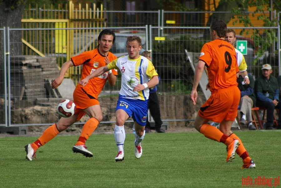 Mecz 27 kolejki II ligi: Olimpia Elblg - Wigry Suwaki 0-0, fot. 4