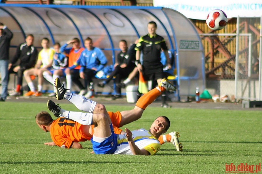 Mecz 27 kolejki II ligi: Olimpia Elbląg - Wigry Suwałki 0-0, fot. 24