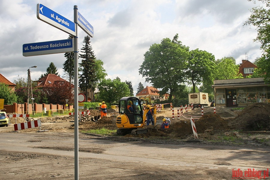 Przebudowa ul. Chrobrego i budowa ronda na skrzyowaniu ulic Kociuszki - Agrykola - Chrobrego, fot. 1