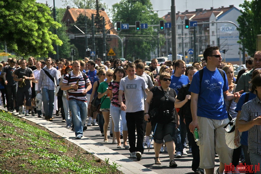Juwenalia Elblskie 2011 - przemarsz studentw ulicami Elblga, fot. 11