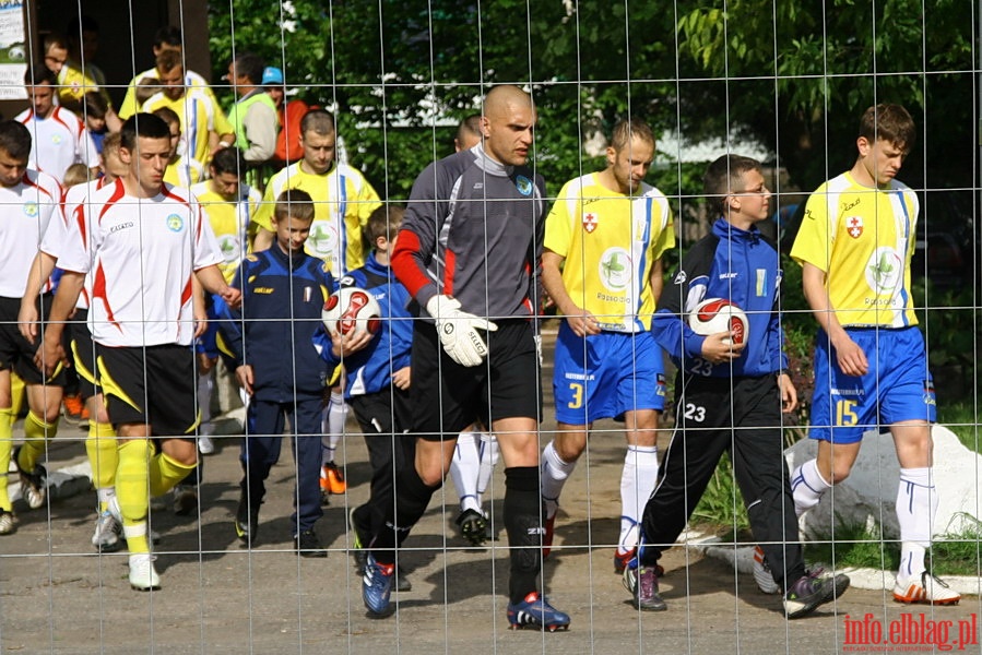 Mecz 31 kolejki II ligi: Olimpia Elblg - GLKS Nadarzyn 1-0, fot. 1