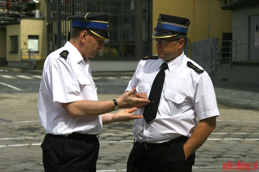 wiczenie straackie na wypadek rozszczelnienia instalacji amoniakalnej w elblskim Browarze, fot. 14