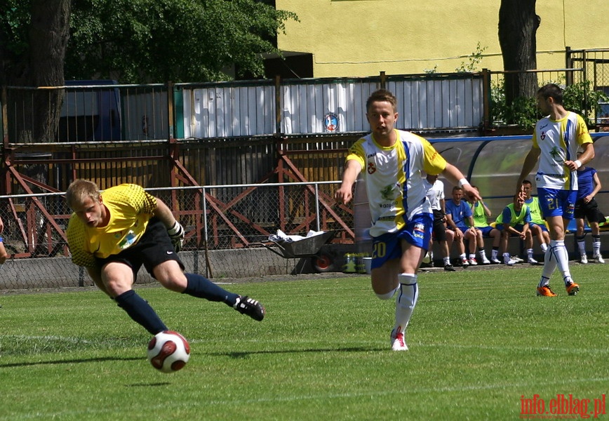 Mecz 33 kolejki II ligi: Olimpia Elblg - Sok Sokka 1-1, fot. 2