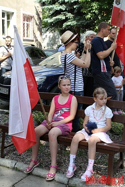 Manifestacja pod siedzib Urzdu Gminy Elblg przeciwko planowanej budowie siowni wiatrowych w Janowie, fot. 11