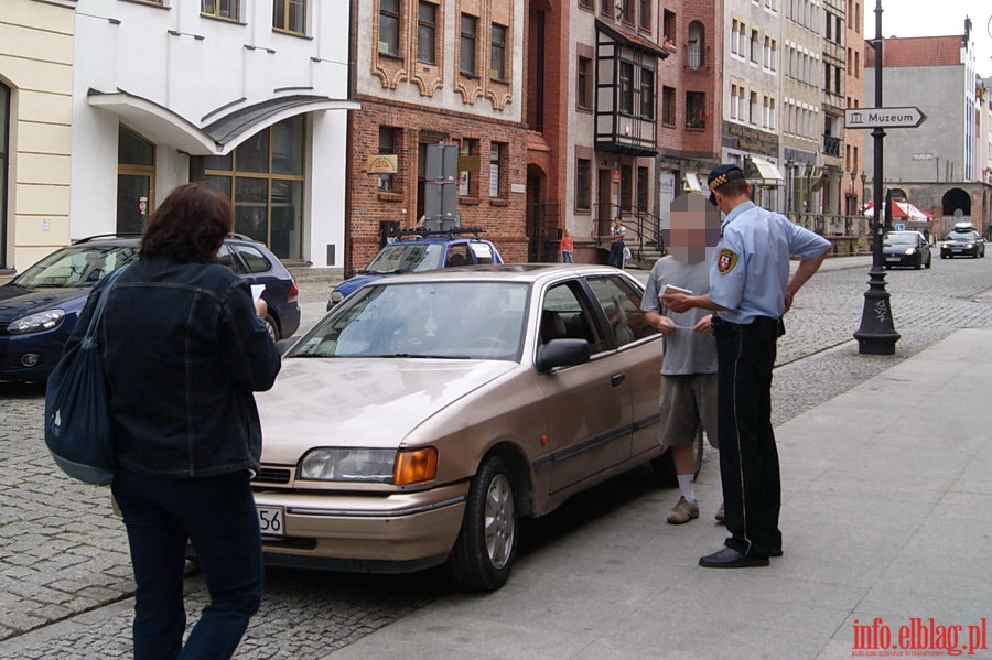 Patrol ze Stra Miejsk - nowa organizacja ruchu na Starym Miecie, fot. 9