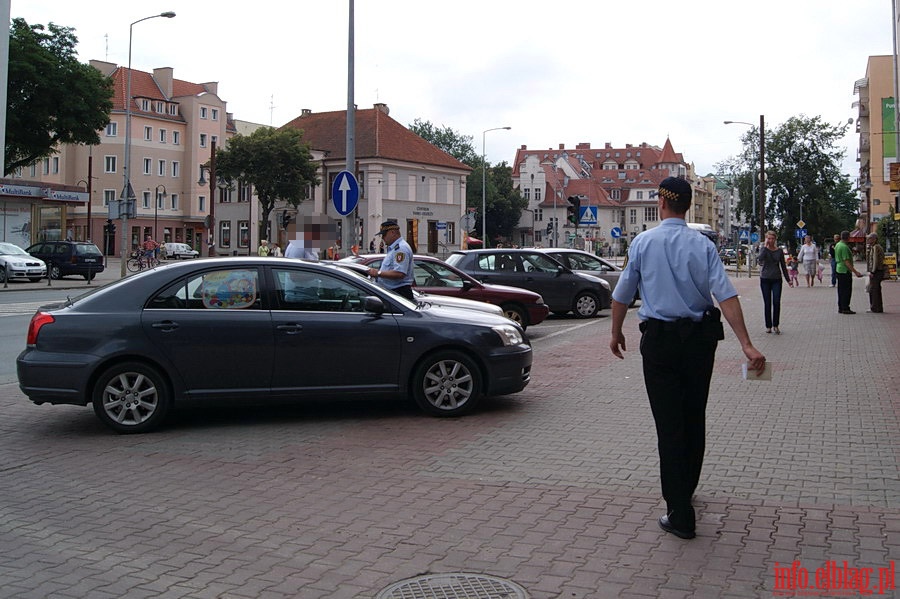 Patrol ze Stra Miejsk - nowa organizacja ruchu na Starym Miecie, fot. 14