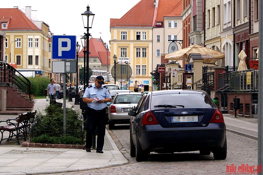 Patrol ze Stra Miejsk - nowa organizacja ruchu na Starym Miecie, fot. 18