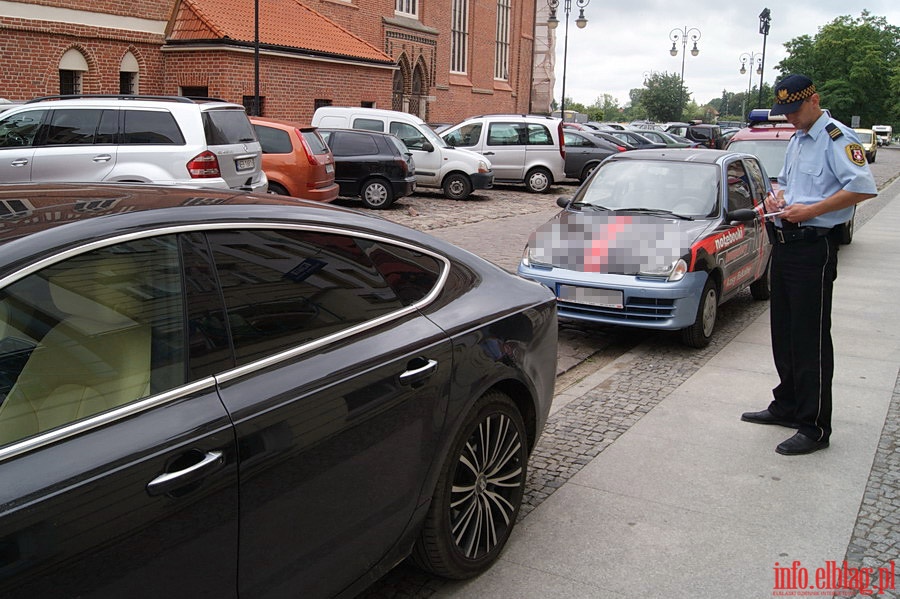 Patrol ze Stra Miejsk - nowa organizacja ruchu na Starym Miecie, fot. 19