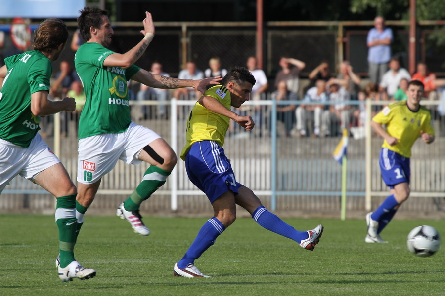 Mecz I rundy Pucharu Polski: Olimpia Elbląg - Warta Poznań 1-1 k. 4-3, fot. 1