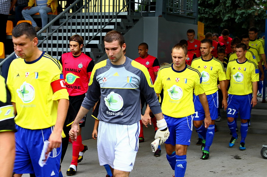 Mecz 8 kolejki I ligi: Olimpia Elblg - Warta Pozna 0-2, fot. 1