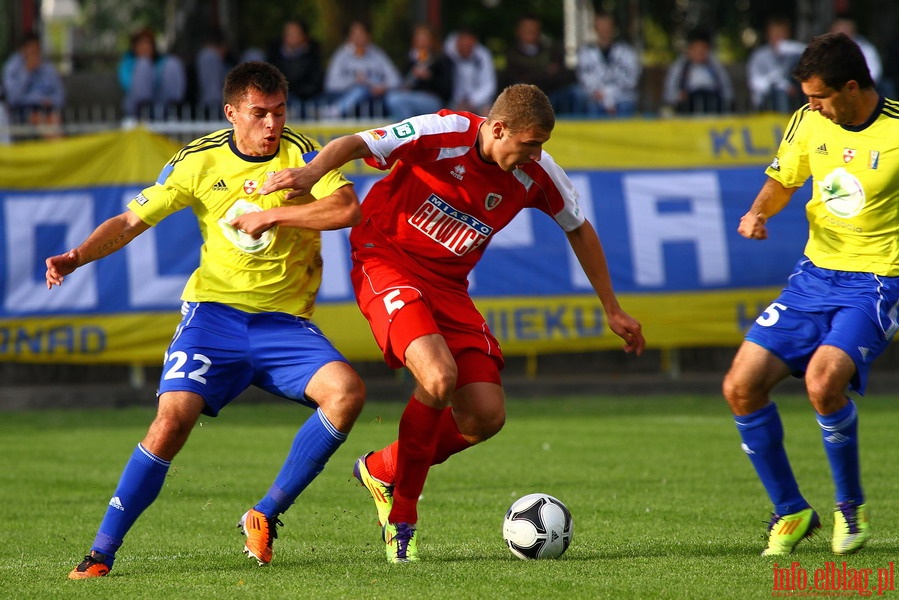Mecz 9 kolejki I ligi: Olimpia Elbląg - Piast Gliwice 1-3, fot. 4