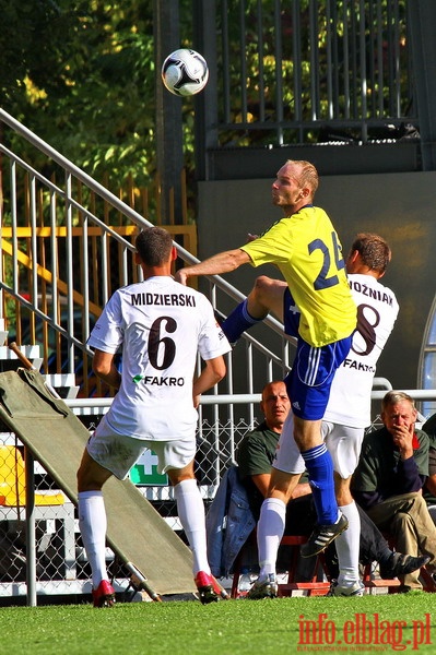 Mecz 10 kolejki I ligi: Olimpia Elblg - Sandecja Nowy Scz 0-0, fot. 3