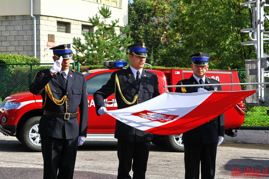 Przekazanie terenowego samochodu operacyjnego dla KM PSP w Elblgu, fot. 4