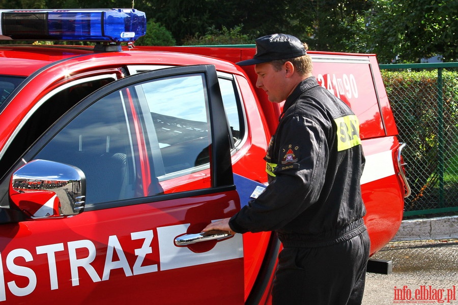 Przekazanie terenowego samochodu operacyjnego dla KM PSP w Elblągu, fot. 15