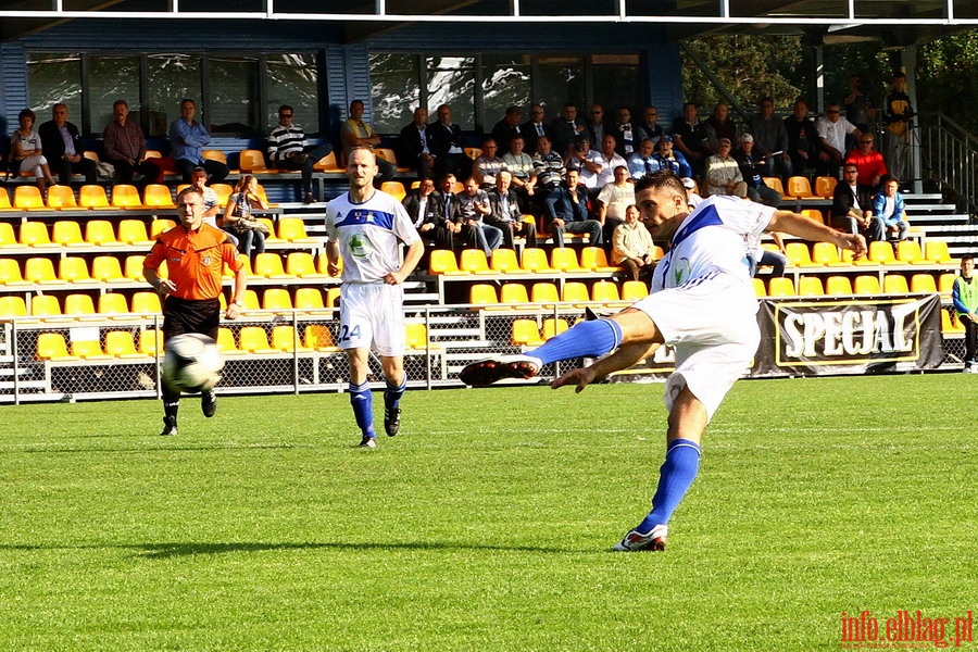 Mecz 1/16 finau Pucharu Polski: Olimpia Elblg - Arka Gdynia 0-0 k. 1-3, fot. 1