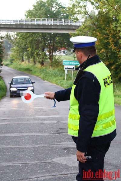 Policyjna akcja Trzewy Poranek na elblskich drogach, fot. 3