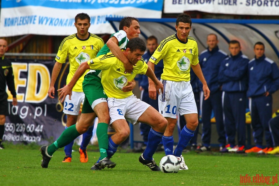 Mecz 13 kolejki I ligi: Olimpia Elblg - Olimpia Grudzidz 0-0, fot. 1