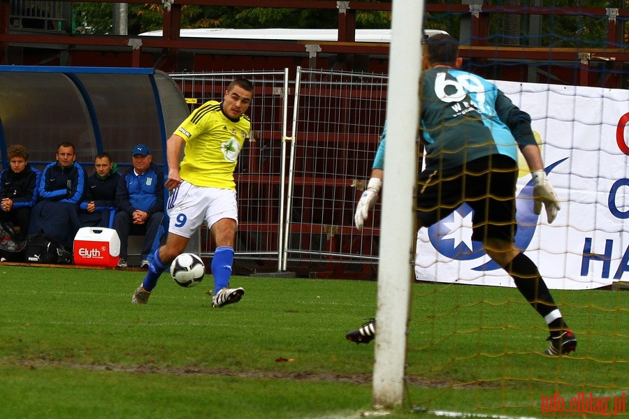 Mecz 13 kolejki I ligi: Olimpia Elbląg - Olimpia Grudziądz 0-0, fot. 7