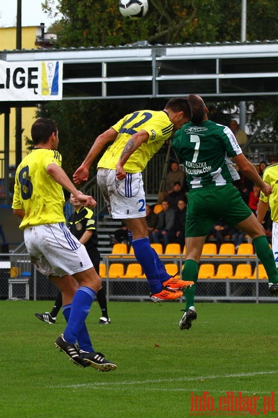 Mecz 13 kolejki I ligi: Olimpia Elblg - Olimpia Grudzidz 0-0, fot. 8