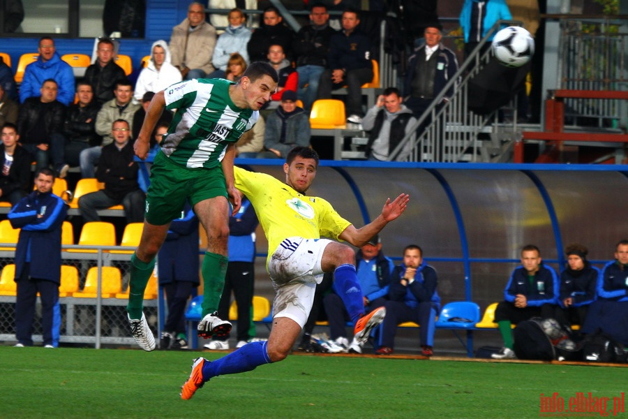 Mecz 13 kolejki I ligi: Olimpia Elblg - Olimpia Grudzidz 0-0, fot. 12