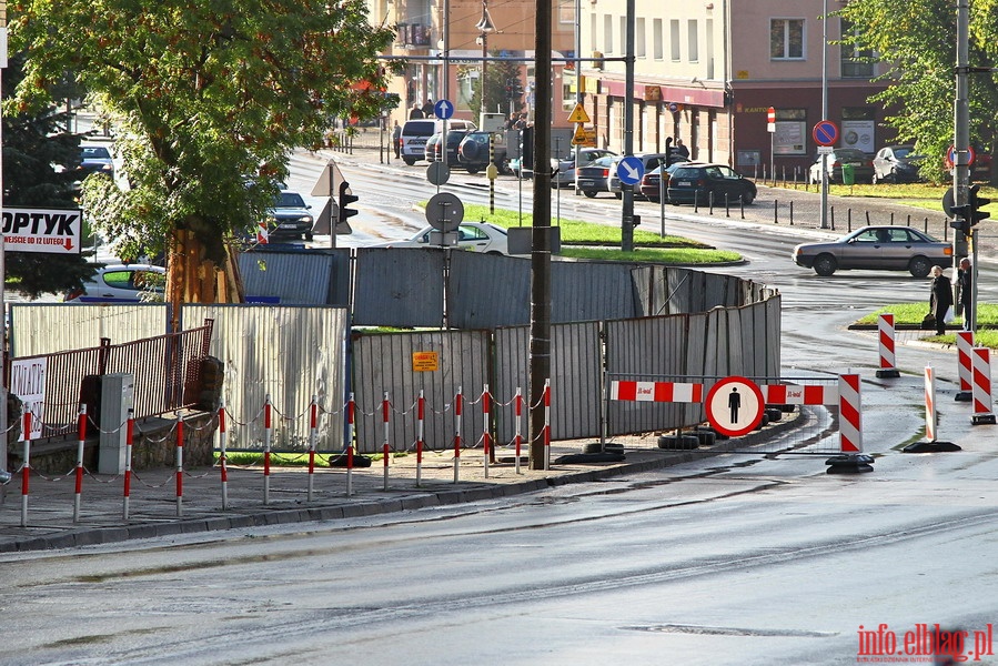 Rozbirka budynku przy ul. Ratuszowej 10 oraz przebudowa skrzyowania ulic 12 Lutego - Grota Roweckiego - Armii Krajowej, fot. 8