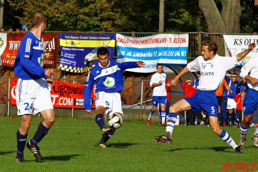 Mecz 15 kolejki I ligi: Olimpia Elblg - Flota winoujcie 1-3, fot. 4