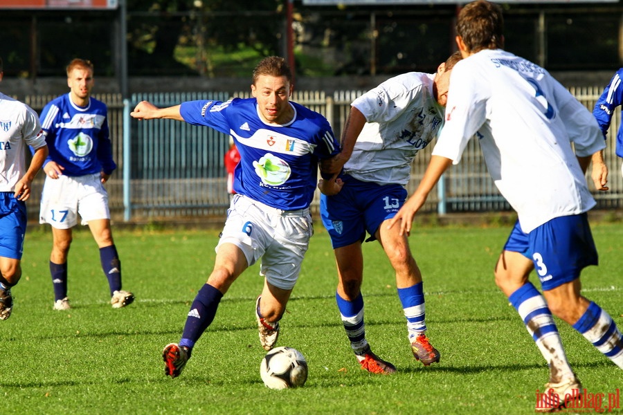 Mecz 15 kolejki I ligi: Olimpia Elbląg - Flota Świnoujście 1-3, fot. 12