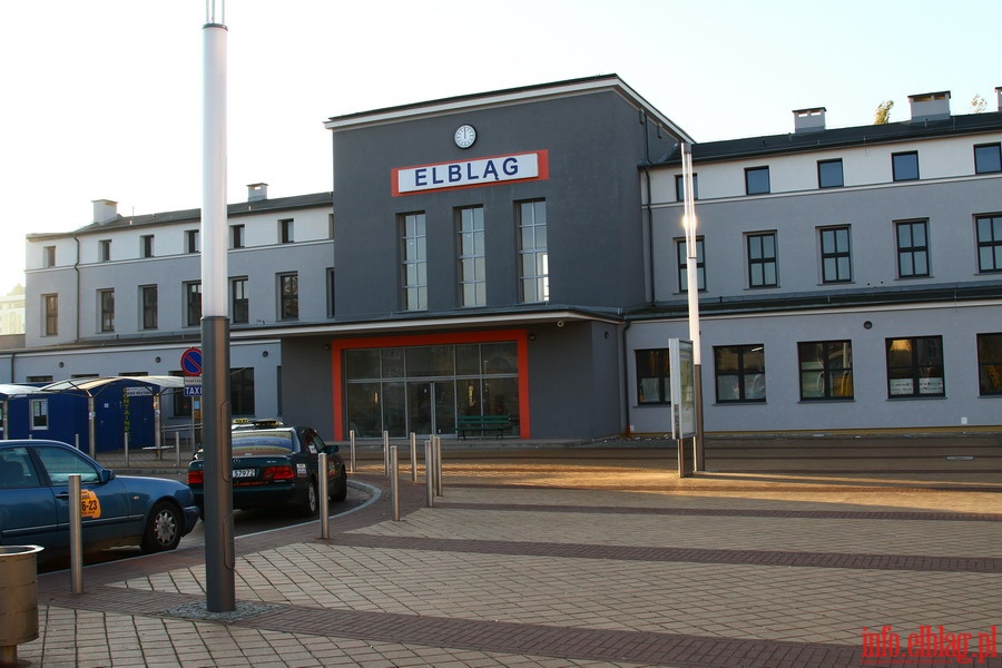Przebudowa dworca PKP w Elblgu na ukoczeniu, fot. 1