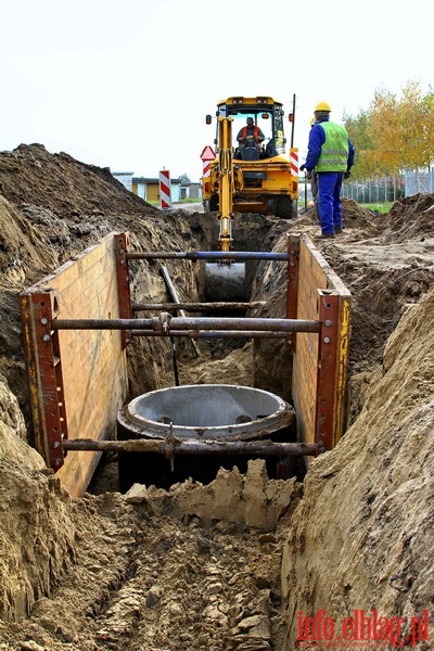 Budowa kanalizacji deszczowej w dzielnicy Zatorze, fot. 3