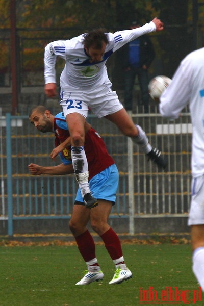 Mecz 17 kolejki I ligi: Olimpia Elblg - Kolejarz Stre 0-2, fot. 1