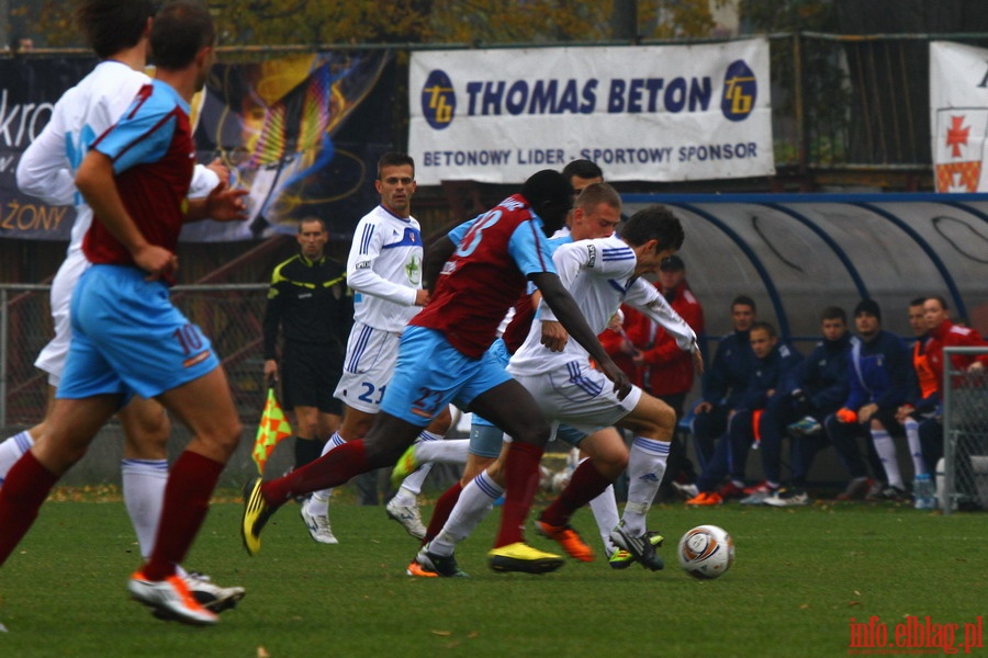 Mecz 17 kolejki I ligi: Olimpia Elblg - Kolejarz Stre 0-2, fot. 2