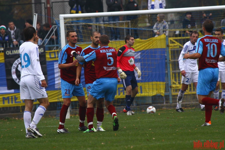 Mecz 17 kolejki I ligi: Olimpia Elblg - Kolejarz Stre 0-2, fot. 5