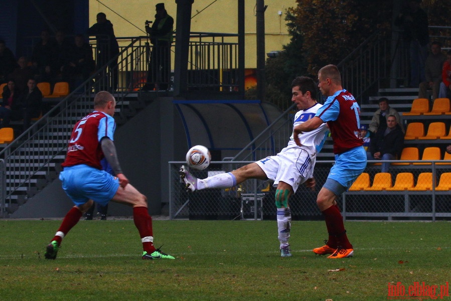 Mecz 17 kolejki I ligi: Olimpia Elblg - Kolejarz Stre 0-2, fot. 12