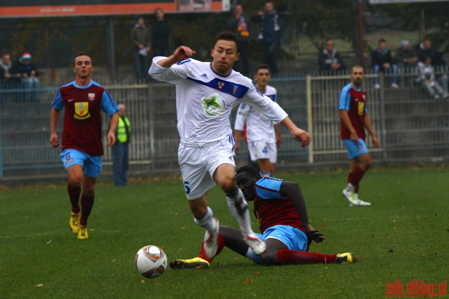 Mecz 17 kolejki I ligi: Olimpia Elblg - Kolejarz Stre 0-2, fot. 13