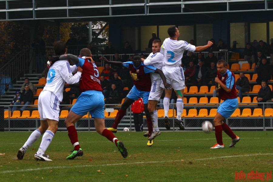 Mecz 17 kolejki I ligi: Olimpia Elbląg - Kolejarz Stróże 0-2, fot. 14