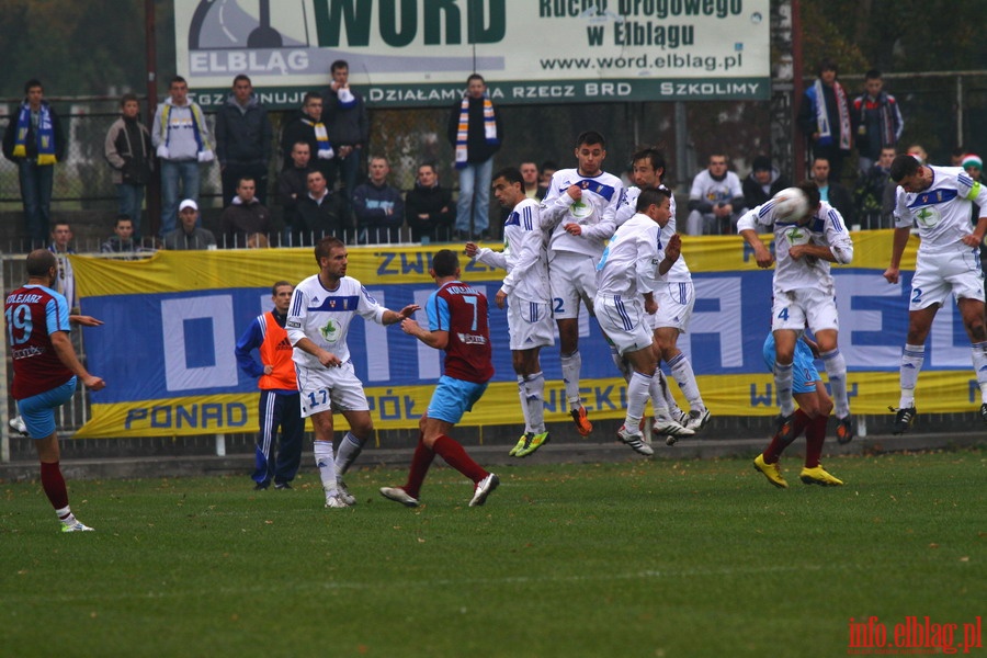 Mecz 17 kolejki I ligi: Olimpia Elblg - Kolejarz Stre 0-2, fot. 16