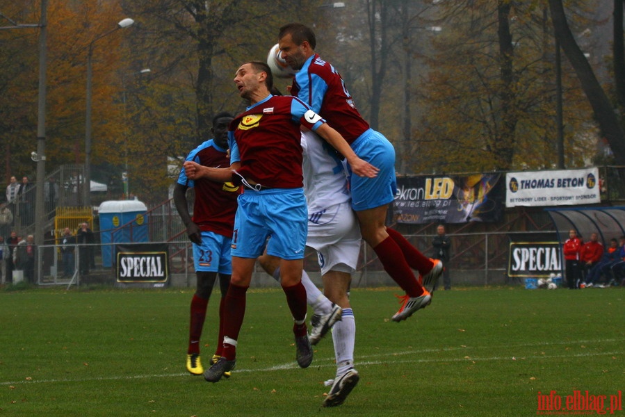 Mecz 17 kolejki I ligi: Olimpia Elblg - Kolejarz Stre 0-2, fot. 17