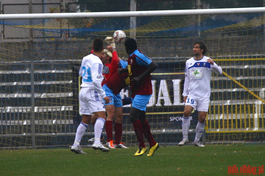 Mecz 17 kolejki I ligi: Olimpia Elblg - Kolejarz Stre 0-2, fot. 21