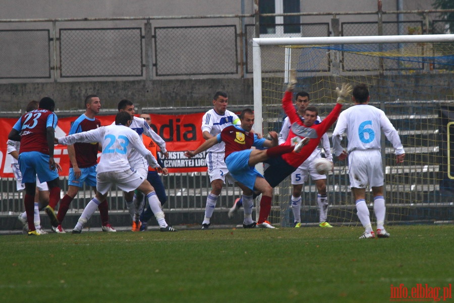 Mecz 17 kolejki I ligi: Olimpia Elblg - Kolejarz Stre 0-2, fot. 22