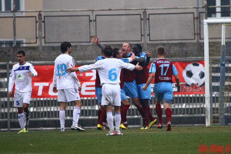 Mecz 17 kolejki I ligi: Olimpia Elblg - Kolejarz Stre 0-2, fot. 23