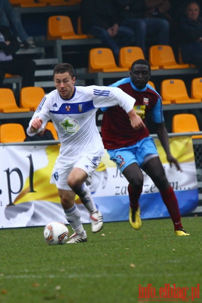 Mecz 17 kolejki I ligi: Olimpia Elblg - Kolejarz Stre 0-2, fot. 24