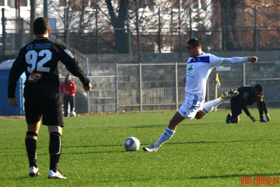 Mecz 18 kolejki I ligi: Olimpia Elblg - Bogdanka czna 1-0, fot. 9